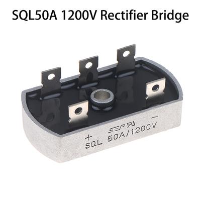 50A 1200V Hliníkové kovové pouzdro 3fázový diodový můstkový usměrňovač 50Amp Sql50A Můstkový usměrňovač Diodový modul Elektronické součástky