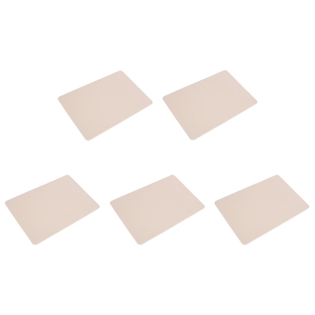 5PCS Tattoo Practice Skin Thicken Ink Free Double Side Microblading Eyebrow Practice Skin for Beginner