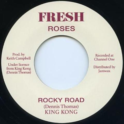 7inch Record KING KONG - Rocky Road JAMWAX05 Fresh Roses/Jam 1984 France Reggae, Ska & Dub Used