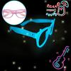 Neon Glow Glasses UV Black Light Absorption Luminous Party Glasses 5 Colors Glow In The Dark Birthday Wedding Decorations Party Supplies