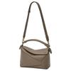 Loewe Bolso Pequeño de Piel de Becerro con Textura Puzzle para Mujer Color Topo A510P60XAW-3170