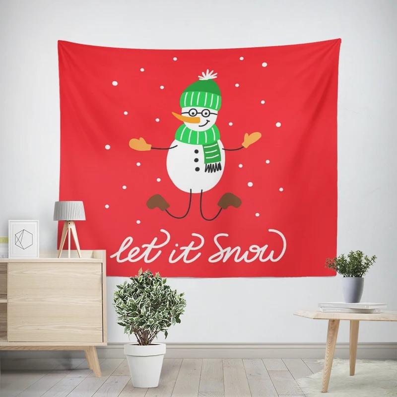 Новогодняя рождественская тематика Пингвин Снеговик Узор Гостиная Спальня Декоративный — фото 13