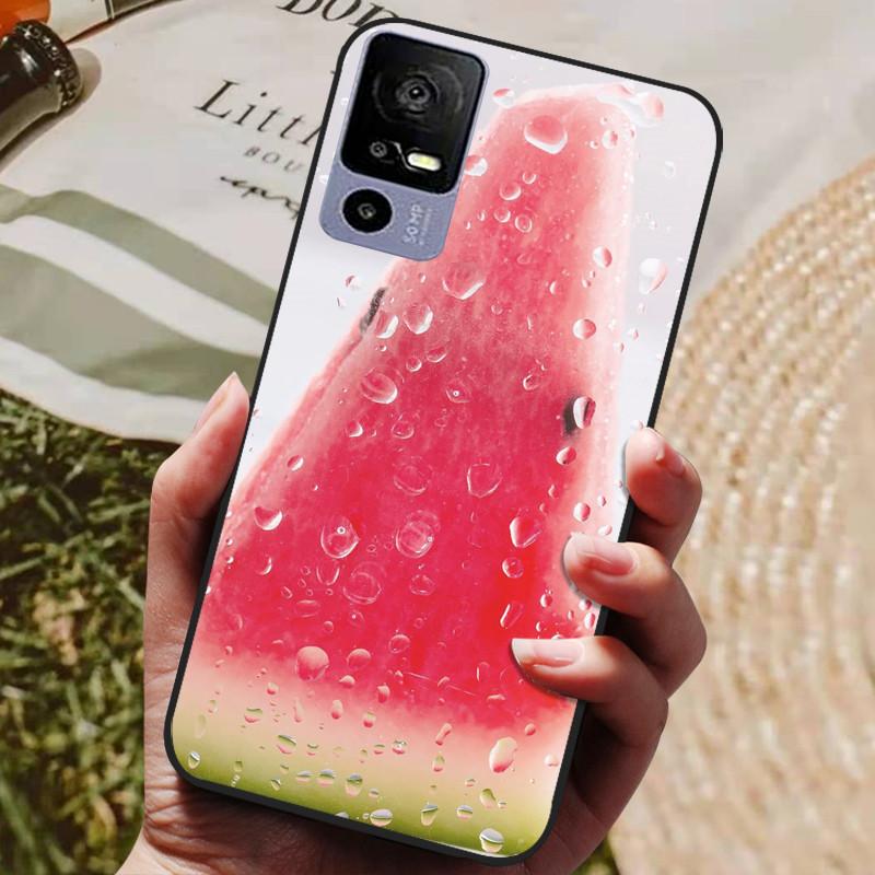 Para TCL 40R Funda Trasera de Silicona Funda para Teléfono para TCL 40 R 5G Fundas 6.6" TCL40R 5G T771K T771K1 T771H T771A Parachoques Suave coque