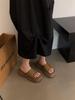 Women's Summer 2025 One-Strap High Heel Sandals - Round & Open Toe, Soft-Thick Sole, Comfortable for Commute
