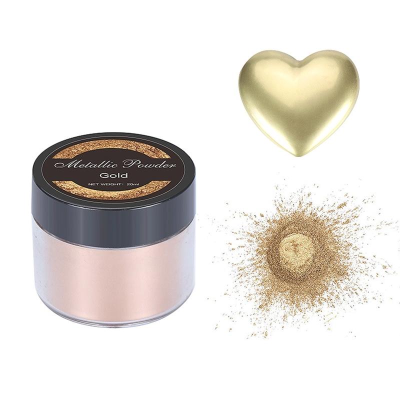 Metallic Pigment Powder 4 Colors Fine Resin Pigment Powder Each Bottle 20g Resin Color Pigment for Epoxy Resin Coloring