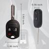 MechanMagic Key Fob Replacement Fits For CWTWB1U793 Ford F-150 2004-2014 F-250 F-350 F-450 Flex 2009-2017 Explorer 2001-2015 Escape Ranger Fusion