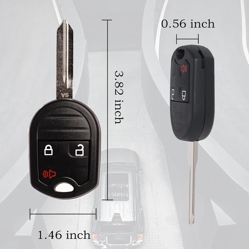 MechanMagic Key Fob Replacement Fits For CWTWB1U793 Ford F-150 2004-2014 F-250 F-350 F-450 Flex 2009-2017 Explorer 2001-2015 Escape Ranger Fusion