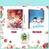 Christmas Countdown Calendar Pvc 3d Figures Hanging Set For Holiday Decor And Gift Giving