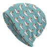 Custom Cute Jack Russell Terrier Running Dog Beanies Caps Men Women Unisex Trend Winter Warm Knit Hat Adult Bonnet Hats