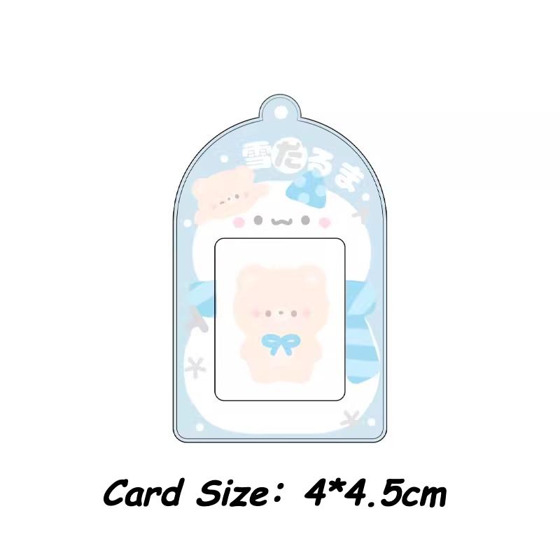 New Arrivals Cute Animal Photo Frames Kawaii Pudding Photocard Holder 2 Inch Kpop Photocard Sleeves INS Style Original Design