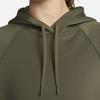 Nike Dri-Fit Solid Color Hooded Casual Long Sleeve Sweatshirt Women sweatshirt Khaki-Green FB5226-325