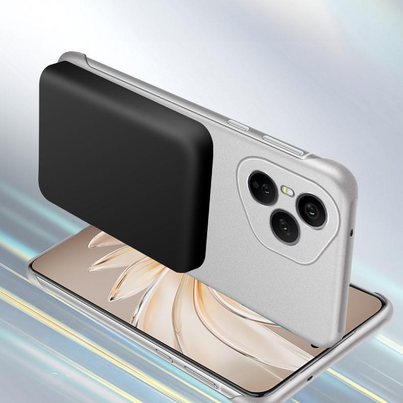Frameless magnetic metallic paint mobile phone case is suitable for Honor 400PRO simple MAGIC7PRO fine hole X60GT