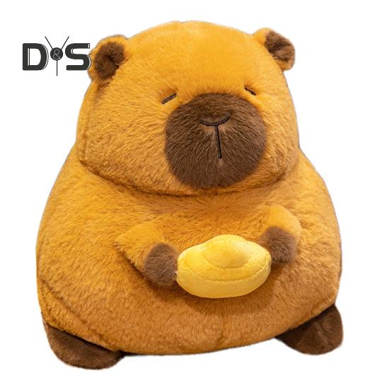 

Капибара плюшевая кукла подушка мягкая кавайная мягкая игрушка для детей взрослых капибара обнимающаяся капибара плюшевые грызуны кукла подарок на день рождения валентинки жёлтый
