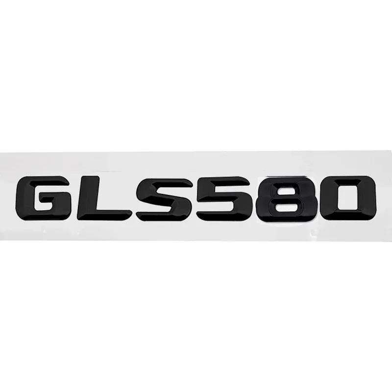 Car Rear Sticker Alphabet Trunk Badge Decal Exterior for Mercedes Benz GLS400 GLS450 GLS500 GLS550 GLS580 GLS600 Accessories