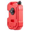 Fuel Container, 10 L, Gas Can with Spout and Lockable Bracket, 15 L/min Max Flow Rate, Secure & Leak-proof, Portable Flat Fluid Container for Most