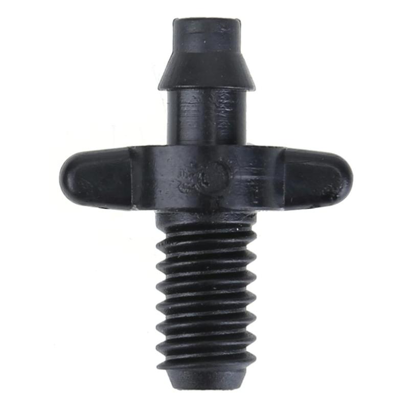 50/100Pcs 6mm Single Barbed Connector for 4/7mm PVC Hose Home Garden Drip Irrigation Fittings Watering Hose Connector New