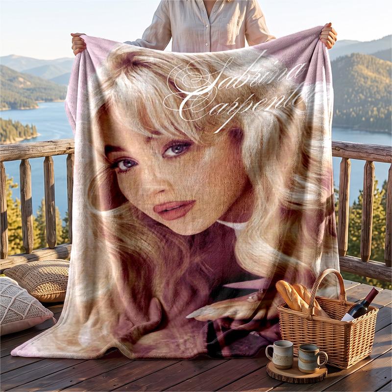 Warme Flanelldecke, Sabrina Carpenter Leichte Gemütliche Decke für Bett, Sofa und Täglichen Gebrauch