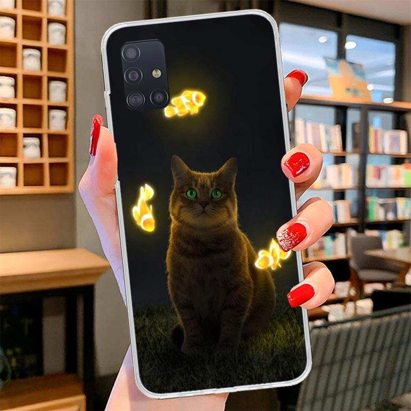 Cool Animal Big Cat Tiger Cover Phone Case For Samsung Galaxy A12 A22 A32 A52 A72 A02S Phone Case Note 20 Ultra 10 S10 Plus A51