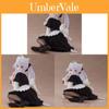 Anime Girl Pvc Figurine With Sitting Pose And Wool Sweater For Collectors And Decor