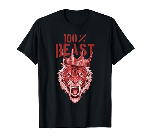 Tiger Head Beast | Animal Workout Gym Motivation Fitness T-Shirt