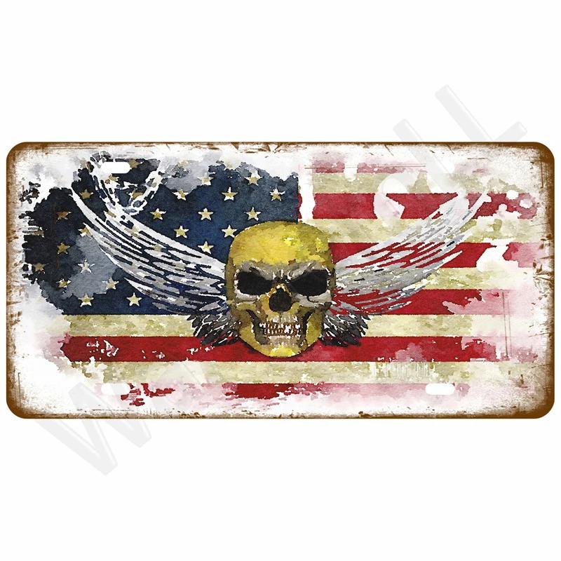 Vintage Metal Plate Tin Sign Plates Bar Retro Metal Sign Wall Art Mural Aesthetic Room Home Decor Items Poster Garage Decorat