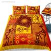Juegos de Cama con Estampado Africano Juegos de Cama Juego de Funda Nórdica Fundas de Almohada Decoración Bohemia de Lujo Textil Estilo Bohemio SIN Sábana Bajera