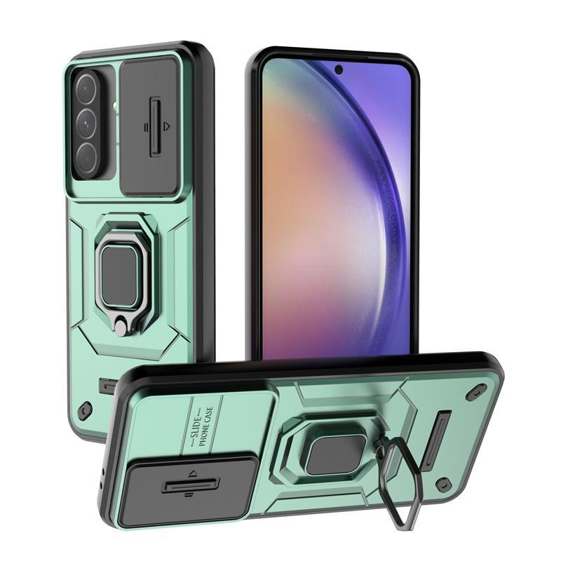 For Samsung A56 Case Cover Samsung Galaxy A56 Capas New Phone Bumper Back Slide Camera Lens Ring Holder Fundas Samsung A56 A 56