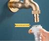 Premium Copper 4-Point Dual Outlet Washing Machine Faucet for Household Use