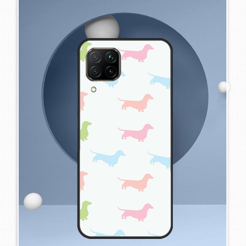 Cartoon Dackel Würstchenhund Für Huawei Nova 12i 12s 11i 8i Y91 Y60 Y70 Y72 Y90 Y61 9 10 SE P20 P40 Lite P30 P60 Pro Hülle