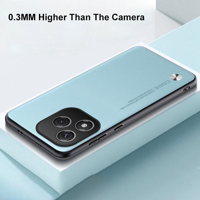 Luxury PU Leather Phone Case For Honor 400 Lite 5G Back Cover Matte Silicone Shockproof Full Protection Case For Honor400 Lite