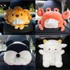 Cartoon Capybara Car Tissue Box - Seat Back Hanging Style Interior Decoration