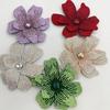 Sparkling Flower Brooch Fabrics DIY Craft Sewing Supplies Sew-On Applique  Bag Decoration