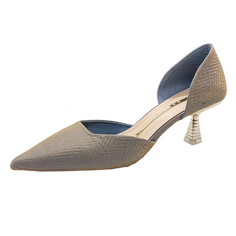 

Модные туфли-лодочки на низком каблуке для женщин, туфли-лодочки на высоком каблуке, женская обувь, туфли на каблуке с полым вырезом, свадебные туфли, вечерние туфли для женщин 39 синий