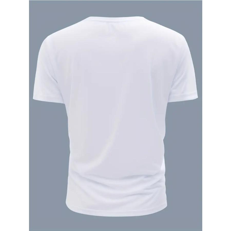 Men Stripe Character Print 3d T Shirt Short Sleeve O-Neck TShirt Vintage Polyester Breathable Sport Casual Large Size T-Shirts Men’s