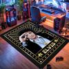 Elvis-themed rug, suitable for living room, bedroom, game room, computer room and home décor.