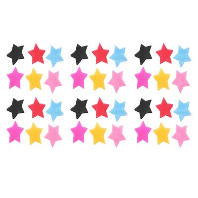 36 Stück Haar Pony Aufkleber Pad Sternform Pony Fixieraufkleber Patch Haar Pony Pflegewerkzeug für Make-up