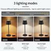Rechargeable LED Table Lamp Touch Desk Light 3 Colors Dimmable For Home Bar Dinner Bedroom Bedside Ambient Decor Lighting