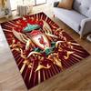 Golden Winged Liverpool Logo Design Rug, Non-slip rug suitable for living room and bedroom sofas.