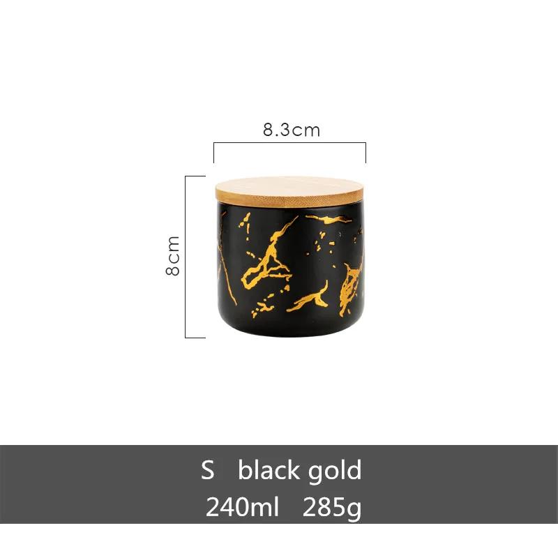 

1pc Ceramic Storage Tank, Coffee Beans/sugar/seasoning Jar, Kitchen Sealing Jar, Storage Bottle with Lid, Household Items