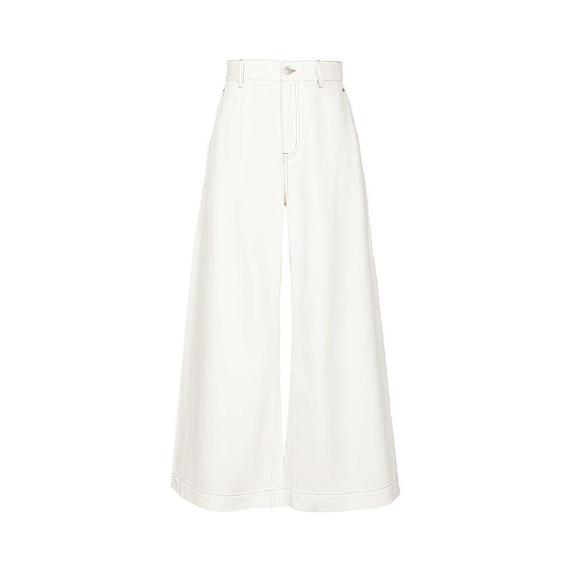 Less 2026 Summer Cotton Loose Wide-Leg Denim Jeans