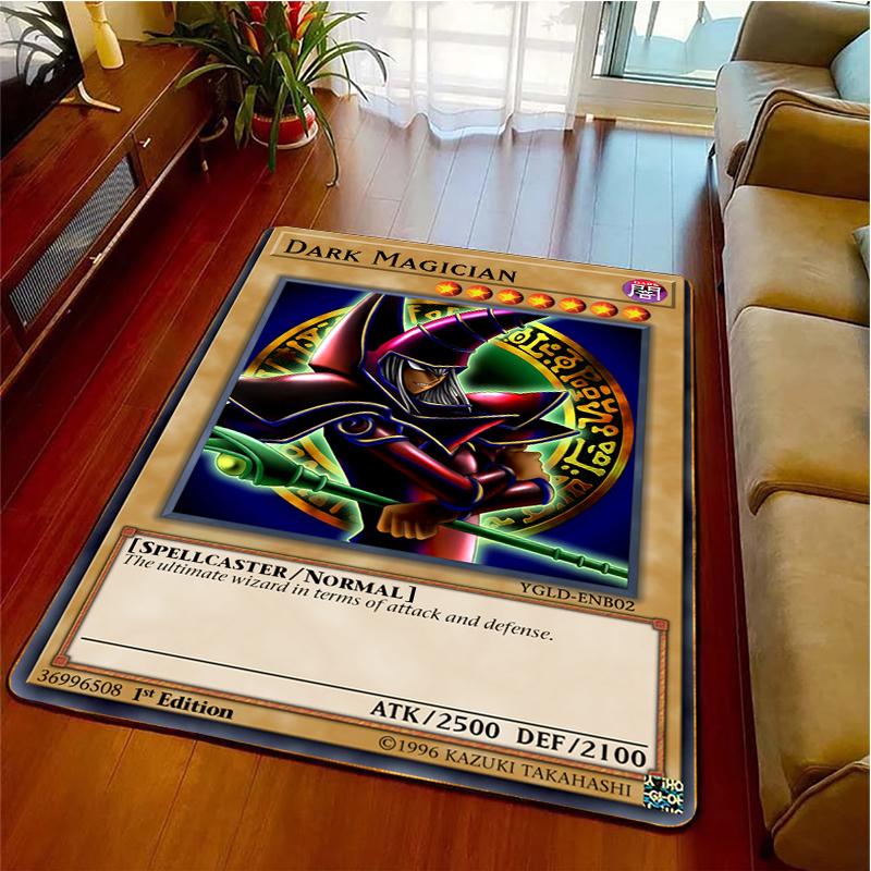 Dark Magician Carpet for Living Room Bedroom Rug Door Kitchen Kid Unslip Floor Mats Birthday gift photography props Alfombra Rug