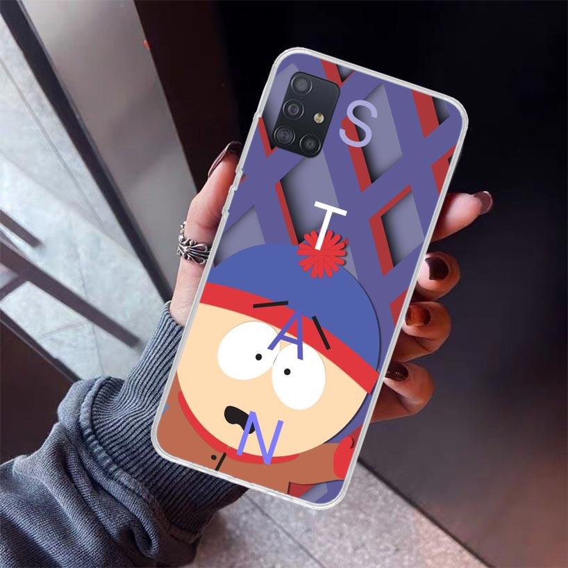 Cartoon S-South P-Parkes Phone Case For Samsung Galaxy A52 A51 A50S A32 A22 A12 A02S A72 A71 A31 A70 A30S Note 20 Ultra 10 Plus
