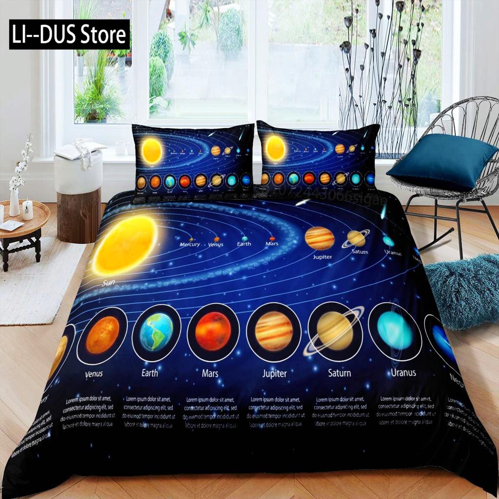 Science Duvet Cover Set King Size Periodic Table Of Elements Bedding Set Chemistry Lovers Learning Image For Kids Teens Adults