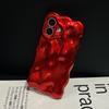 Modische rote Welle Wasserwellen TPU Handyhülle für iPhone 11 12 13 14 16 Pro Max 15 Plus Fallschutz Silikon Rückseite