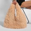 Yogodlns Luxury Fluffy Tote Women Shoulder Bag Lamb Wool Faux Fur Hobo Bags for Winter Large Capacity Shopper Plush Designer Handbags