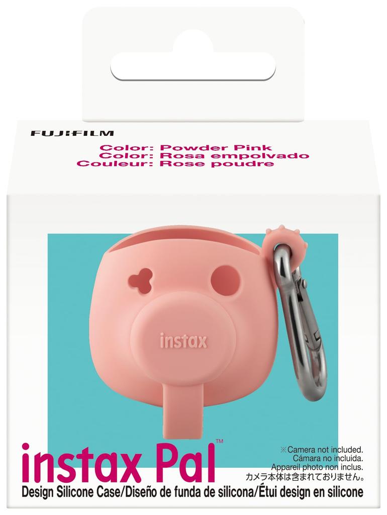 Silicone Case for Fujifilm Instax and Mini Pal Powder Pink PAL SIL CASE Cameras, (INS PINK)
