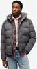 Superdry Everest Short Puffer Jacket (M5011743A) Charcoal