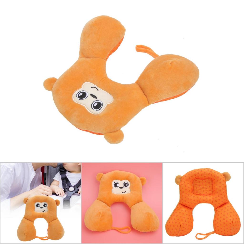 U shape Baby Infant Cartoon Animal Soft Design Head Support Pillow Neck Cushion