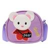 Mouse And Rabbit Shoulder Bag Adjustable Shoulder Strap Childrens Zipper Design