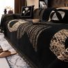 Luxury Sofa Cover Four Seasons Universal Modern Minimalist Black Sofa Towel Full Coverage Throw Blanket Elegant Sofa Blanket